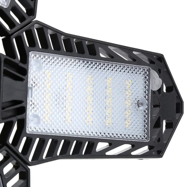 Justerbar LED Garagelampa / Verkstadslampa, E27, 120W, 14000 LM