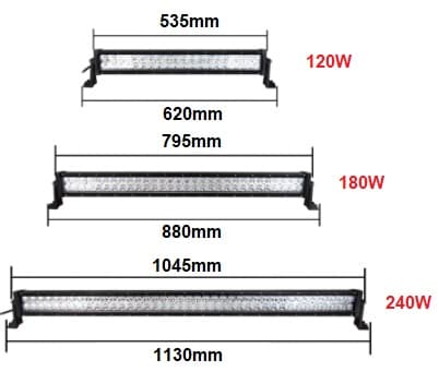 LED ramp, PROLED, 120W, 535mm