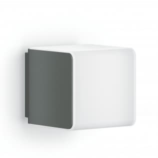 STEINEL L 830 LED iHF, Väggbelysning för utomhusbruk, Antracit, Vit, Plast, IP44, IK03, Rörelsesensor