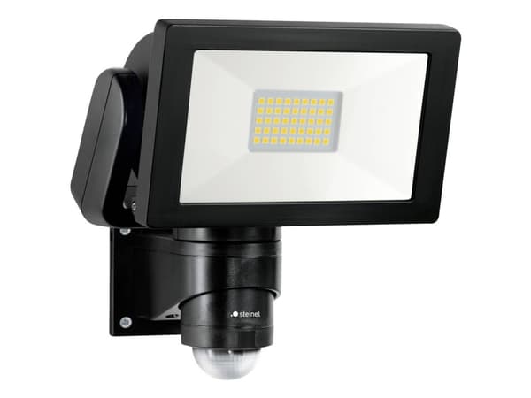 Steinel LS 300 S SW 067571 LED-udendørslyskaster med bevægelsessensor EEK: F (A - G) 29.5 W