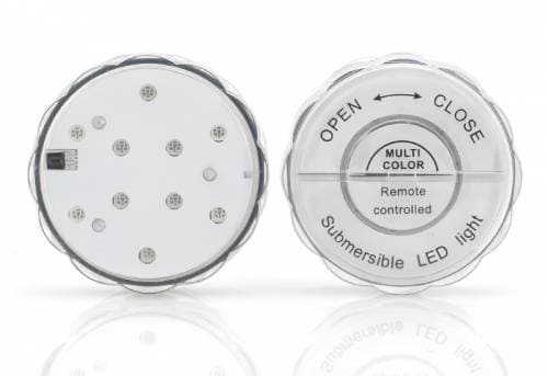 4 LED-cirkellampor, färgsskiftande