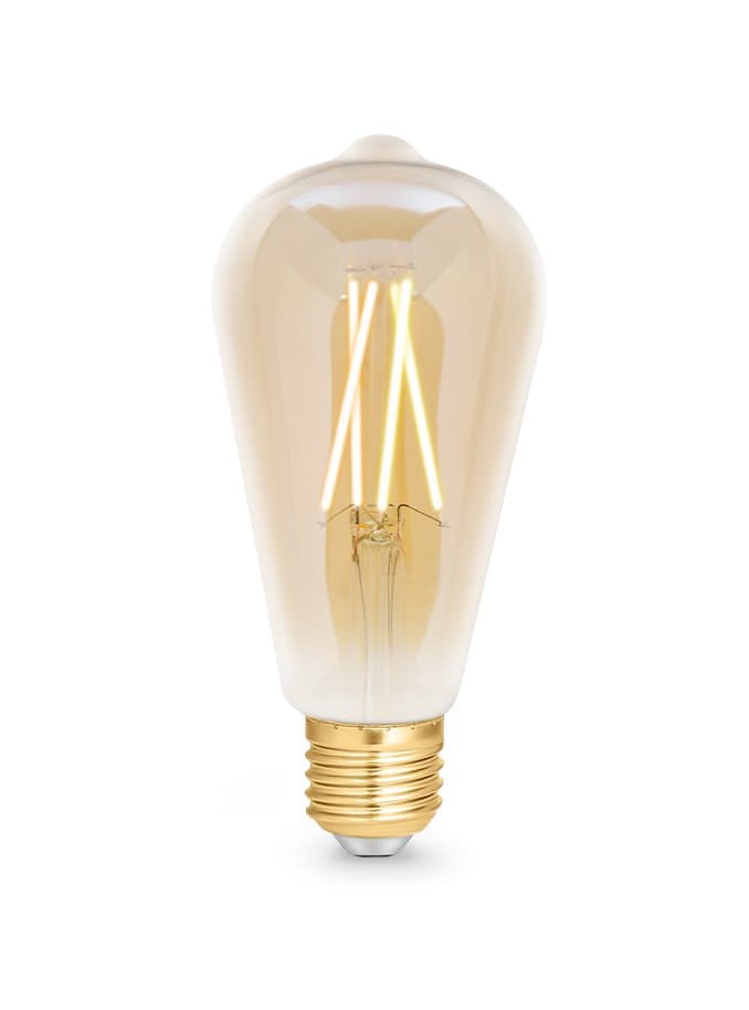 WiZ E27 Tunable White Edison Bulb - Golden - WiFi