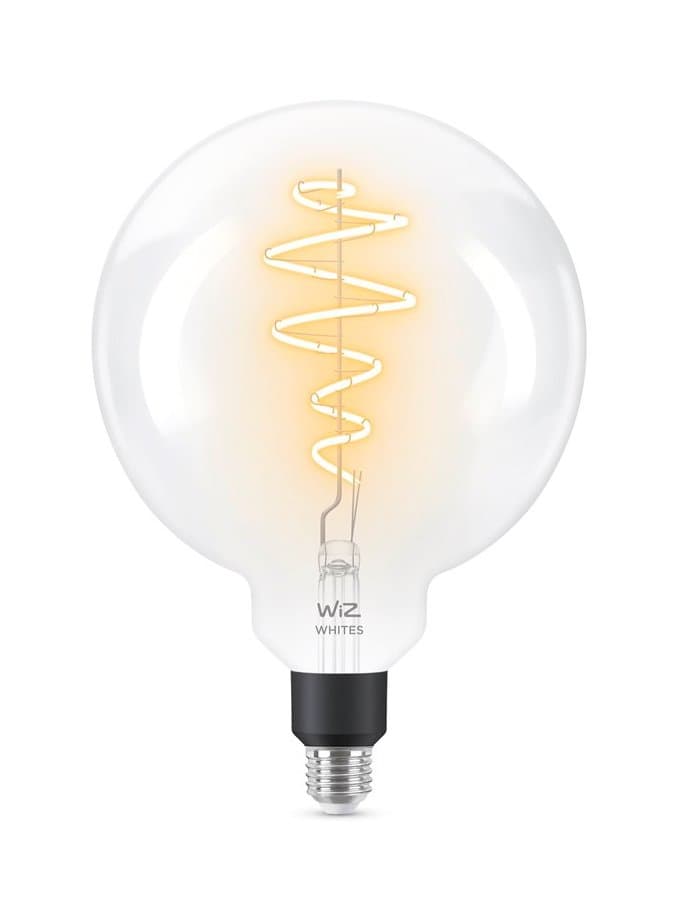 WiZ E27 Tunable White Globe Bulb Ø200 - Klar - WiFi