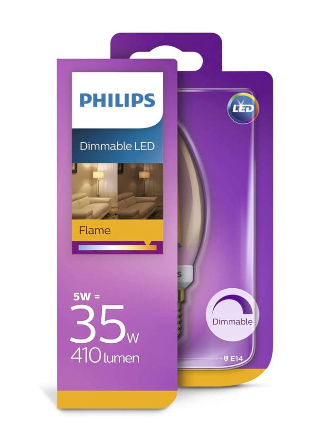 E14 - Philips Kerte LED - 5W