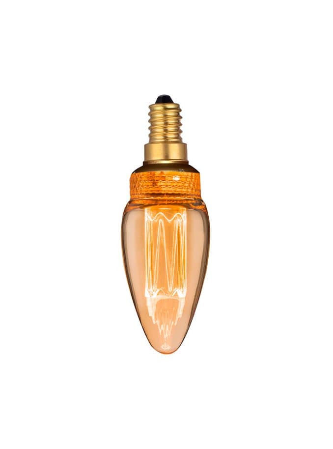 Halo Design - COLOURS Amber Candle - E14 LED-ljuskälla - 1800K - 2,3W - 65lm
