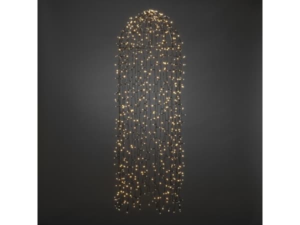 Konstsmide Decoration light set, Ljusdekoration, slinga, Svart, Metall, Plast, Universal, IP44, 900 lamp(or)