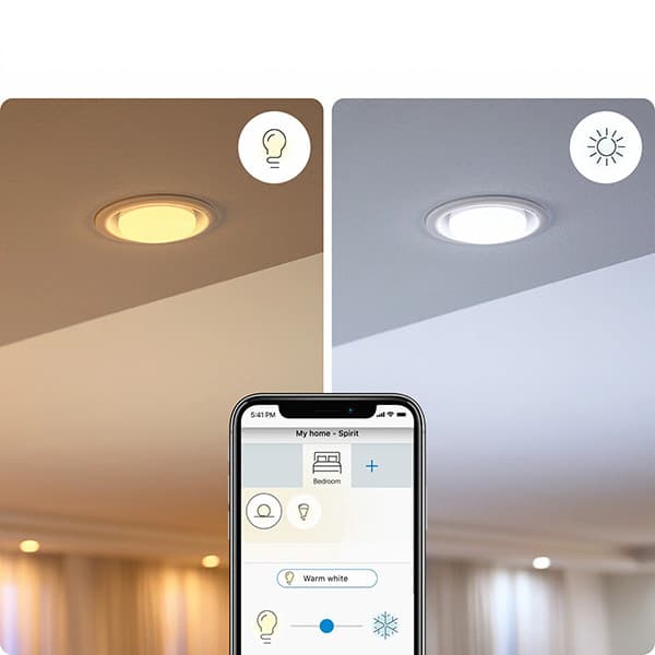 WiZ Smart LED-lampe, 806 lm, E27, RGBW