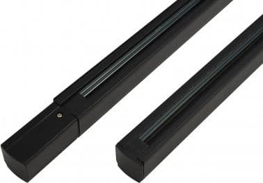 Azzardo Musta kisko AZzardo 3-vaiheinen kisko TRACK SET 2M + END POWER+ END CAP BK AZ2992