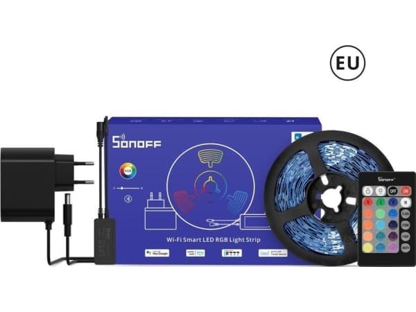 Sonoff L2 LITE-5M-EU, Universale lysstriper, Ambience, Inne/Ute, Klebende teip, IP65, Ikke retningsbestemt