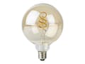 Miniatyrbild 5 av 5: Nedis SmartLife - LED-glödlampa med filament - form: glob - E27 - 4.9 W (motsvarande 40 W) - klass G - varmt till kallt vitt ljus - 1800-6500 K - gul