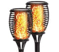 Miniatyrbild 2 av 6: LED Fackla med Solceller för trädgården 2 pack