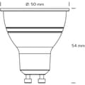 Pikkukuva 2 / 4: LED-valonlähde 927, 350 lumen GU10 2700K himmennettävä (10 kpl pakkaus)