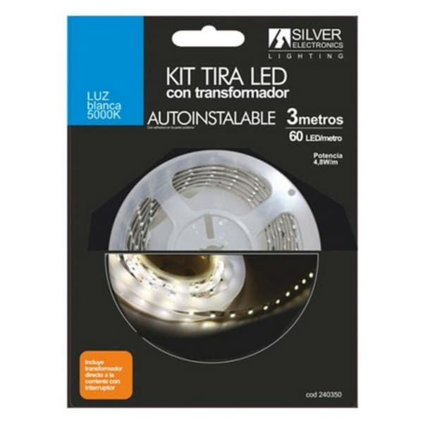 LED trakovi Silver Electronics 240350 5000K Blanco 3M Vit