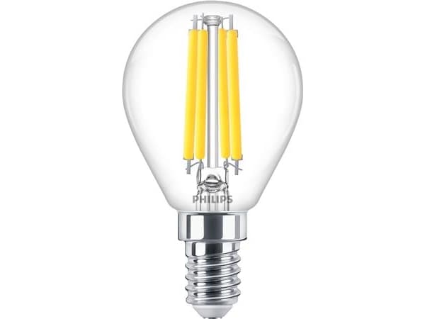 Philips MASTER Value LED Crown Dimbar 3,4W (40W) E14 P45 927 Clear Glass