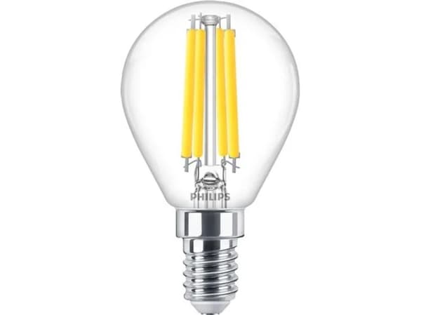Philips MASTER Value LED Crown Dimbar 3,4W (40W) E14 P45 927 Clear Glass