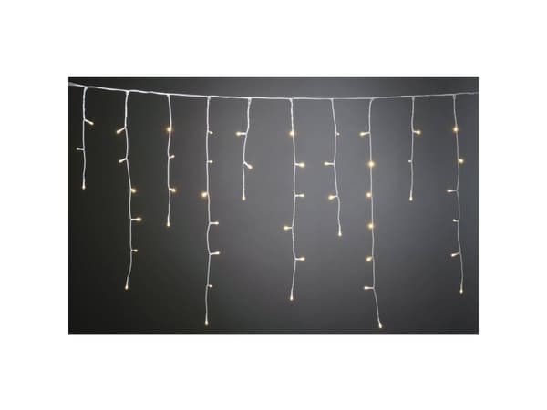 Konstsmide 3739-132, Ljusdekoration, slinga, Vit, Plast, Polyvinylklorid (PVC), Universal, IP44, Flexibel