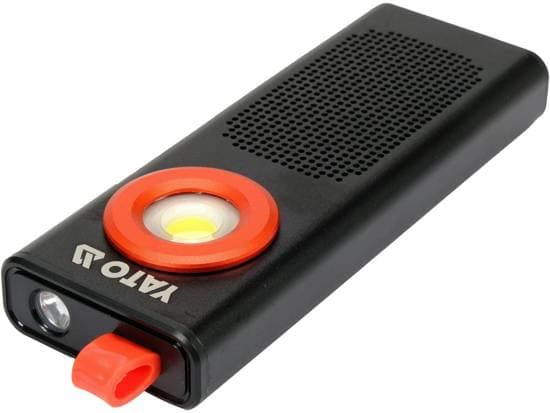 YATO TYÖ TASKULAMPPU 500LM, 2000MAH, KAIUTIN