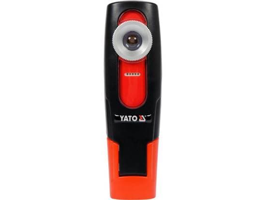 Yato YT-08500, 5 W, LED, IP65, 2600 mAh, Musta, Oranssi, Kädessä kannettava työvalo