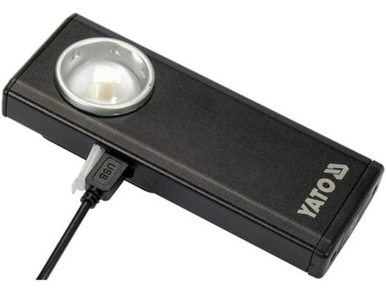 Yato YT-08556, 6 W, LED, IPX4, 1500 mAh, Sort, Frittstående arbeidslys