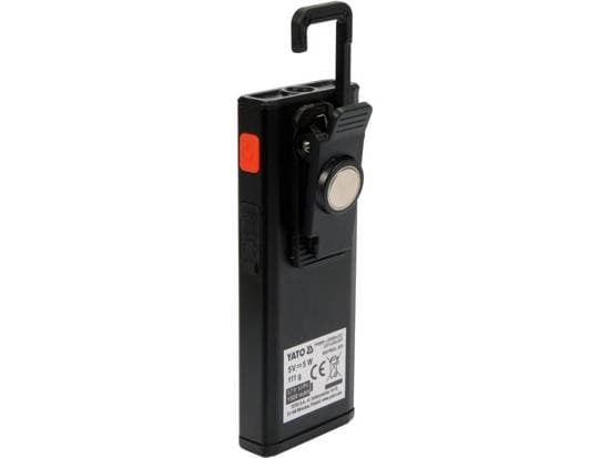 Yato YT-08556, 6 W, LED, IPX4, 1500 mAh, Sort, Frittstående arbeidslys