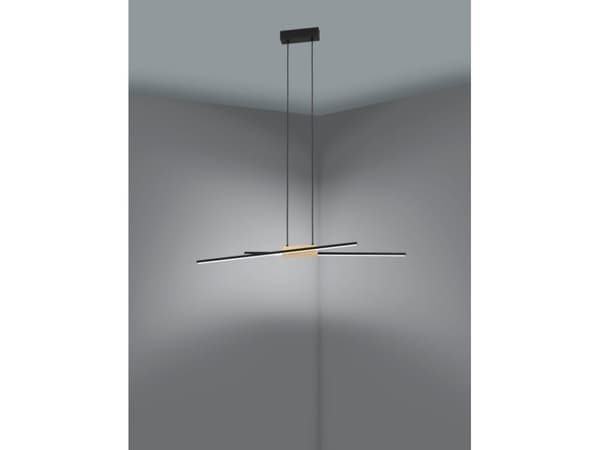 EGLO 900489, LED, 3000 K, 1560 LM, IP20, Svart, Brun, Vit