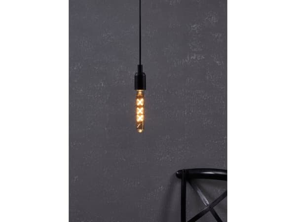 Eglo - LED-filamentlyspære - form: T30 - E27 - 4 W (ekvivalent 32 W) - klasse F - varmt hvitt lys - 2200 K - ravgul