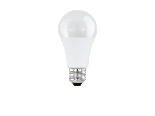 Eglo - LED-glödlampa - form: A60 - E27 - 9 W (motsvarande 60 W) - klass F - varmt vitt ljus - 2700 K - mjölkvit