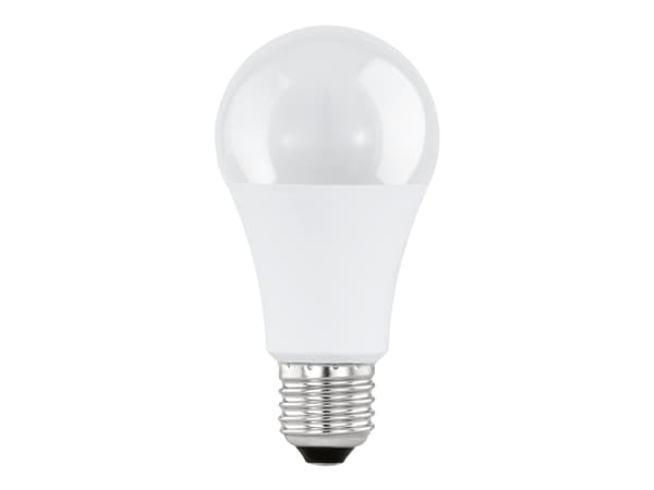 Eglo - LED-glödlampa - form: A60 - E27 - 9 W (motsvarande 60 W) - klass F - varmt vitt ljus - 2700 K - mjölkvit