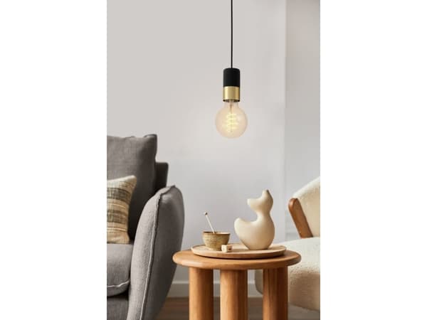 EGLO CALARI OPHÆNG E27 L1500 SORT/MESSING
