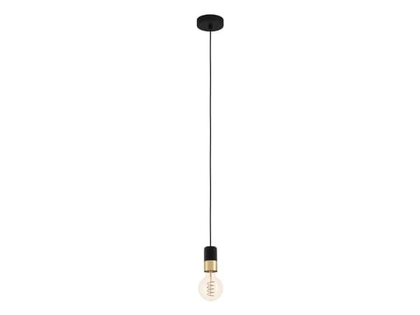 EGLO CALARI OPHÆNG E27 L1500 SORT/MESSING