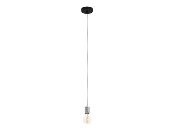 EGLO Yorth, Flexibelt fäste, Svart, Silver, Svart, Silver, Stål, Svart, inomhus