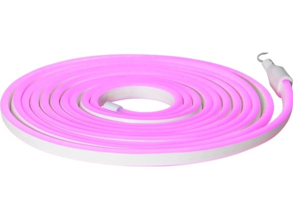 EGLO Flatneonled, Universell belysningslist, Utomhus, Rosa, Plast, IP44, II