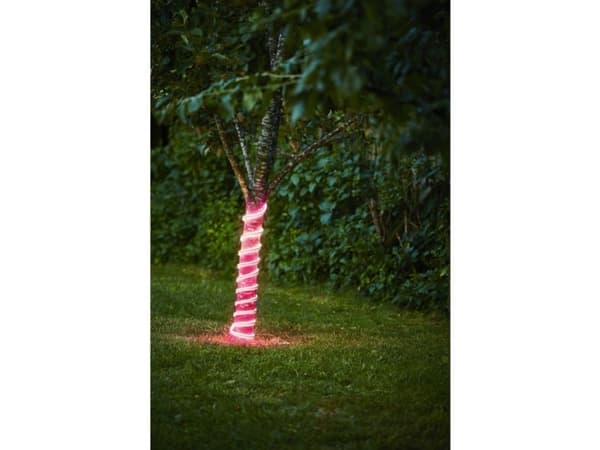 EGLO Flatneonled, Universell belysningslist, Utomhus, Rosa, Plast, IP44, II