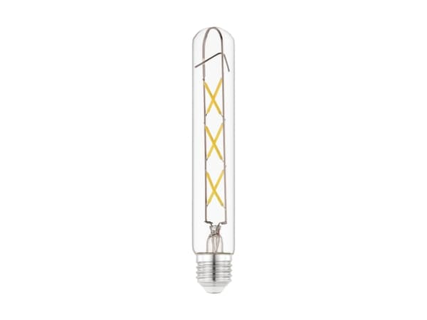 Eglo - LED-glödlampa med filament - form: T30 - E27 - 4 W (motsvarande 40 W) - klass E - varmt vitt ljus - 2700 K - klar
