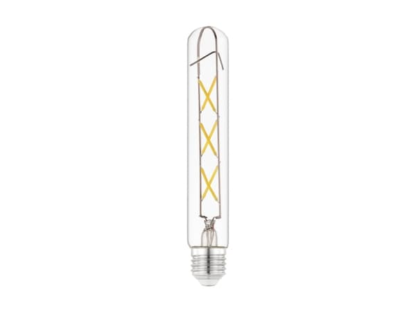 Eglo - LED-glödlampa med filament - form: T30 - E27 - 4 W (motsvarande 40 W) - klass E - varmt vitt ljus - 2700 K - klar