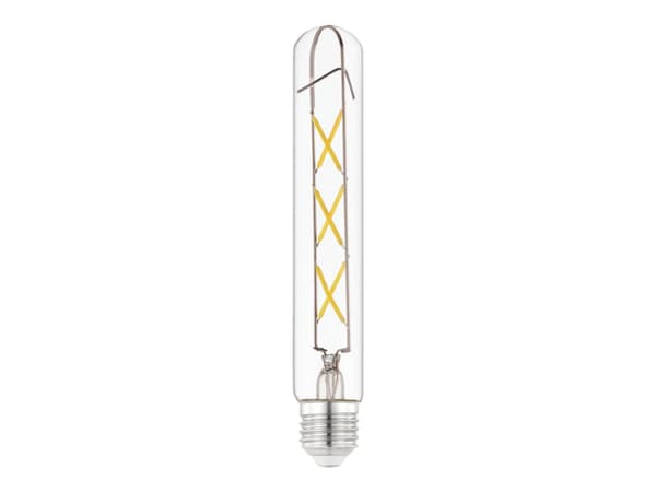 Eglo - LED-glödlampa med filament - form: T30 - E27 - 4 W (motsvarande 40 W) - klass E - varmt vitt ljus - 2700 K - klar