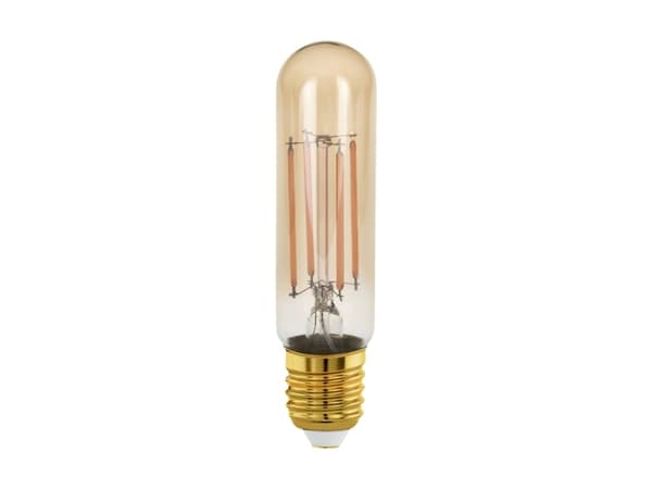 Eglo - LED-filamentlyspære - form: T32 - E27 - 4 W (ekvivalent 28 W) - varmt hvitt lys - 1700 K