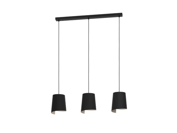 EGLO Bolivia, Flexibelt fäste, Svart, Svart, Stål, Svart, inomhus