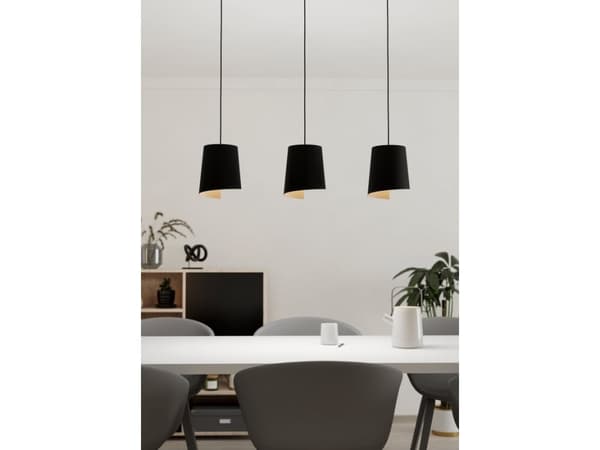 EGLO Bolivia, Flexibelt fäste, Svart, Svart, Stål, Svart, inomhus