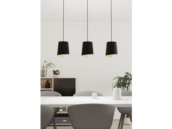 EGLO Bolivia, Flexibelt fäste, Svart, Svart, Stål, Svart, inomhus