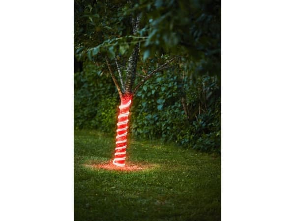 EGLO Flatneonled, Universale lysstriper, Utendørs, Rød, Plast, IP44, II