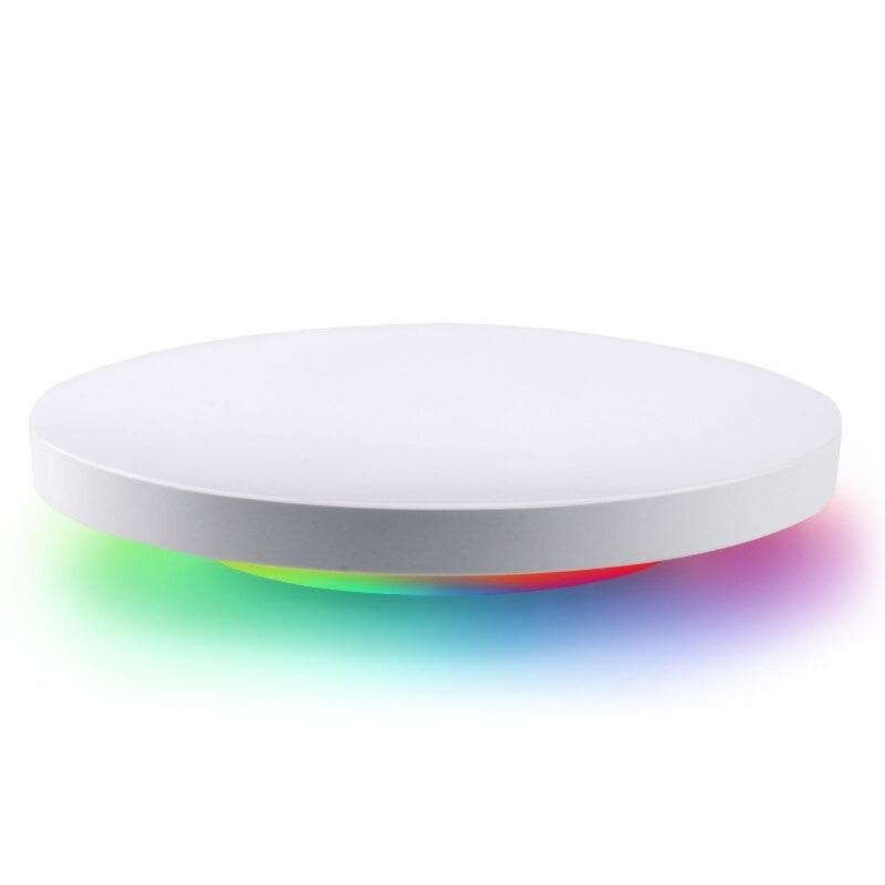 Smart LED-taklampa - Smart taklampa - App-kontroll - iOS & Android - 2.4 Ghz WiFi - 18W - Varmt till kallt vitt ljus + RGB