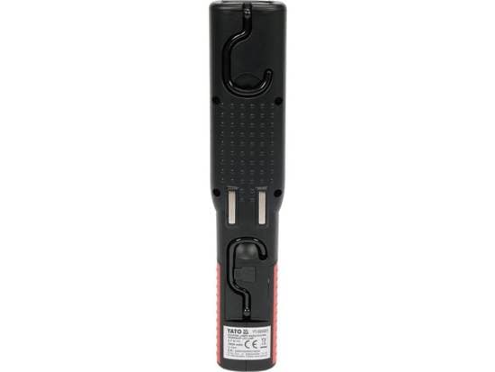 Yato YT-085051, LED, 37 lamppu(a), IP20, 1800 mAh, Musta, Kädessä kannettava työvalo