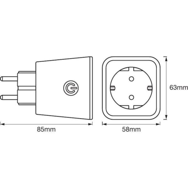 LEDVANCE Smart+ Bluetooth PLUG Anslutningsbar kontakt