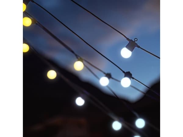 Twinkly Festoon Smart Outdoor Lyskjede med hvitt lys - 20 m.