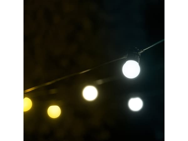 Twinkly Festoon Smart Outdoor Lyskjede med hvitt lys - 10 m.