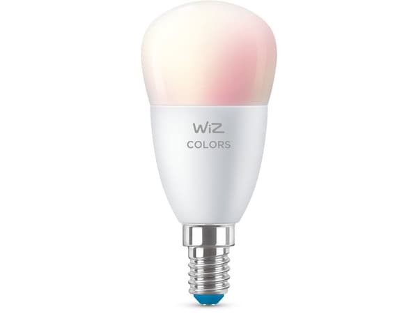 WiZ - LED-glödlampa - form: P45 - glaserad finish - E14 - 4.9 W (motsvarande 40 W) - klass F - helfärg - 2200-6500 K