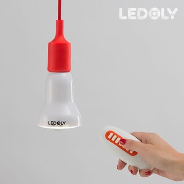 2 LED-lampor med högtalare och fjärrkontroll