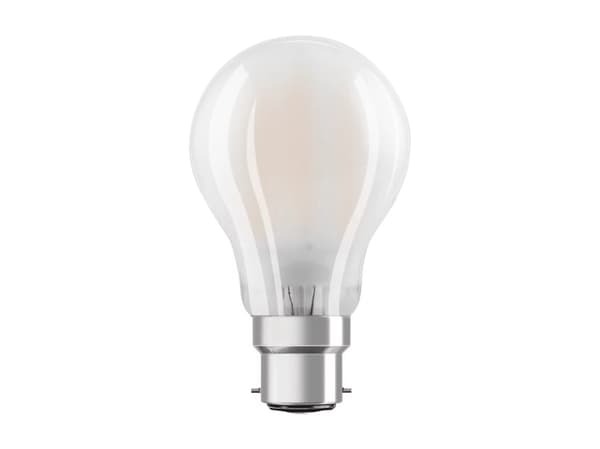 OSRAM LED STAR - LED-glödlampa med filament - glaserad finish - B22d - 6.5 W (motsvarande 60 W) - klass E - varmt vitt ljus - 2700 K