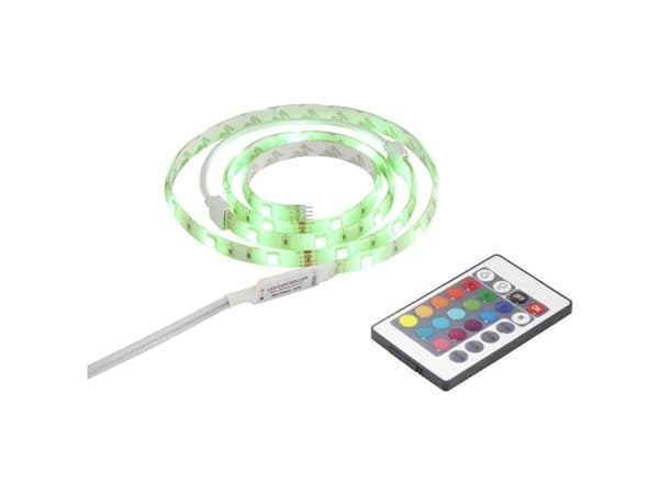 Sygonix SY-5225288 LED-båndsæt med stik 5 V 150 cm RGB 1 stk